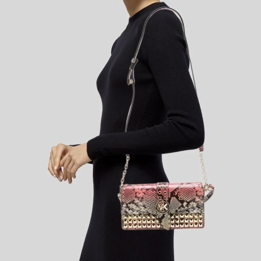 Michael Kors Greenwich Ombré Medium Shoulder Bag - Picture 8 of 9